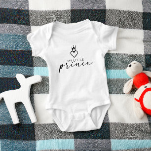 Schattige kleine prins baby romper