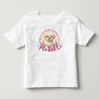 Schattige kleine puppy hond kinder shirts