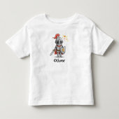 Schattige Kleine Ridder Kinder Shirts (Voorkant)