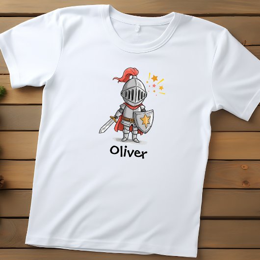 Schattige Kleine Ridder Kinder Shirts