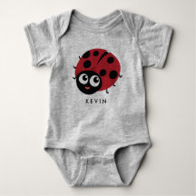 Schattige Kleine rode lieveheersbeestje gepersonal