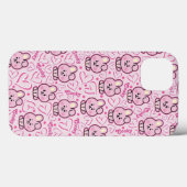 schattige kleine roze konijnen Case-Mate iPhone case (Achterkant (horizontaal))
