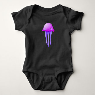 Schattige Kleine Roze Paarse Kwallen Romper