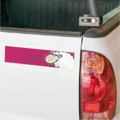 schattige kleine schapen bumpersticker (Op Truck)