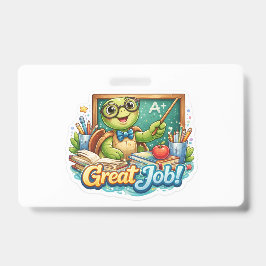 Schattige Kleine Schildpad Badge