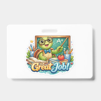 Schattige Kleine Schildpad Badge