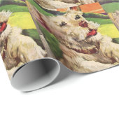 schattige kleine schrikbeeld van een hond cadeaupapier (Rol Hoek)