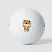 Schattige kleine tijger golfballen (Voorkant)