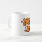 Schattige Kleine Tijger Koffiemok (Voorkant links)