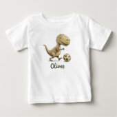 Schattige Kleine Trex Speelt Voetbal (Voorkant)
