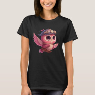 Schattige Kleine Uil Valentijn Dierenliefde T-shirt