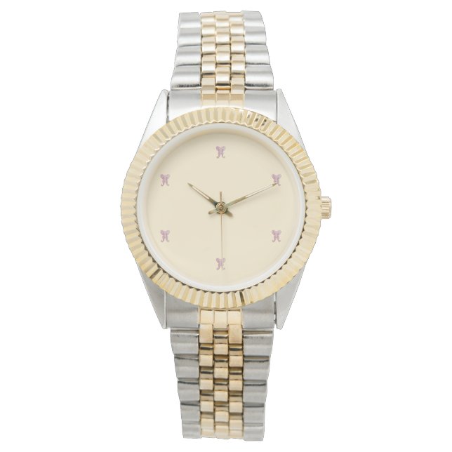 Schattige Kleine Vlinder  Horloge (Voorkant)