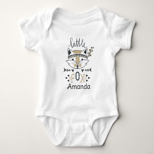 Schattige Kleine Vos  Romper (Voorkant)