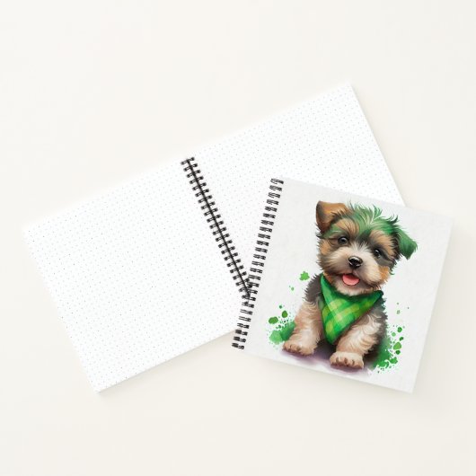 SCHATTIGE KLEINE WATERVERF YORKSHIRE TERRIER NOTITIEBOEK (Binnen)