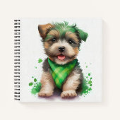 SCHATTIGE KLEINE WATERVERF YORKSHIRE TERRIER NOTITIEBOEK (Voorkant)