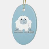 Schattige kleine Yeti Keramisch Ornament (Links)