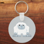 Schattige kleine Yeti Sleutelhanger (Voorkant)