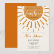 Schattige Kleine Zonneschijn Boho Baby Shower