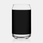 Schattige Kleine Zwarte Aap Blikvorm Glas (Achterkant)