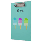 Schattige Klembord met Popsicle 3 Design (Links)