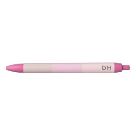 Schattige Kleurige Blush Pastel Bleek Roze Zwarte Inkt Pen