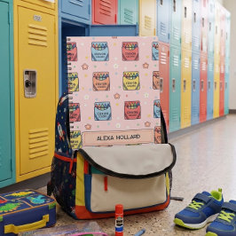 Schattige kleurpotlood terug naar school notitiebo notitieboek