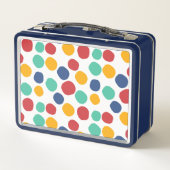 Schattige Kleurrijk Abstract Polka Dot Pattern (Achterkant)