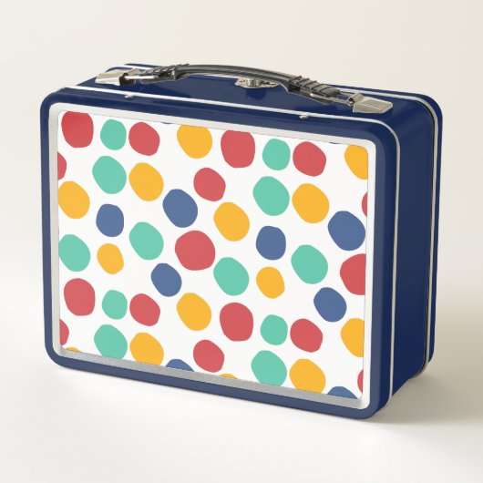 Schattige Kleurrijk Abstract Polka Dot Pattern (Achterkant)