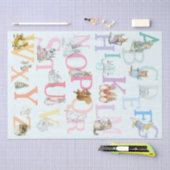 Schattige kleurrijk Beatrix Potter alfabet Tissuepapier (Craft)
