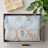 Schattige kleurrijk Beatrix Potter alfabet Tissuepapier (Geschenk)