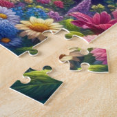Schattige, kleurrijk beer & vlinders legpuzzel (Zijkant)
