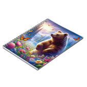 Schattige, kleurrijk beer & vlinders notitieboek (Linkerzijde)