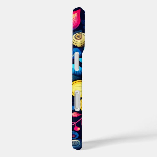 Schattige kleurrijk bloemontwerp Case-Mate iPhone case (Achterkant / Rechts)