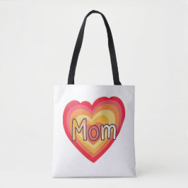 Schattige kleurrijk cadeau voor mama | Moederdag Tote Bag