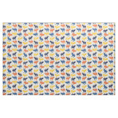 Schattige kleurrijk Cartoon kamelen patroon Stof (Fat Quarter)