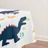 Schattige kleurrijk dinosauruspatroon tafelkleed (Voorbeeld)