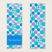 Schattige kleurrijk doodle dot design Bladwijzer Mini Visitekaartjes (Voorkant /achterkant)