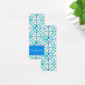 Schattige kleurrijk doodle dot design Bladwijzer Mini Visitekaartjes (Bureau)