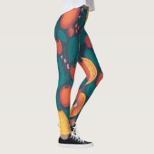 Schattige kleurrijk fruitpatroon – leuk zomerontwe leggings (Rechts)