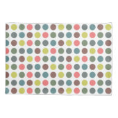 Schattige kleurrijk jaren 70 patroon met polka sti kussensloop (Achterkant)