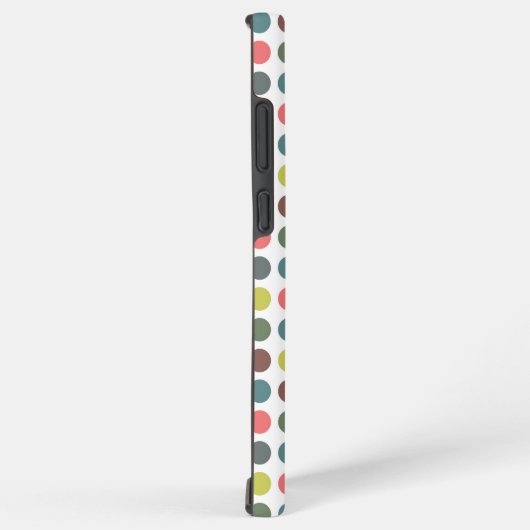 Schattige kleurrijk jaren 70 patroon met polka sti samsung galaxy hoesje (Rechterkant)