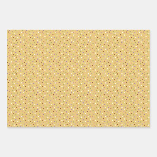 Schattige, kleurrijk kerstcadeauontwerp inpakpapier vel (Voorkant 2)