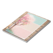 Schattige Kleurrijk Lichtroze Notitieblok (Linkerzijde)