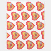 Schattige kleurrijk mama woord | Schattigee Moeder Fleece Deken (Voorkant)