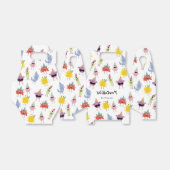 Schattige kleurrijk Monsters Grappig Kids Verjaard Bedankdoosjes (Uitgevouwen)