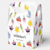 Schattige kleurrijk Monsters Grappig Kids Verjaard Bedankdoosjes (Geopend)