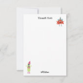 Schattige kleurrijk Monsters Grappig Kids Verjaard Bedankkaart (Voorkant)