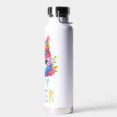 Schattige, kleurrijk paasei konijntje waterfles (Links)