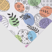 Schattige kleurrijk paaseierpatroon tissuepapier (Detail)