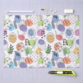 Schattige kleurrijk paaseierpatroon tissuepapier (Craft)